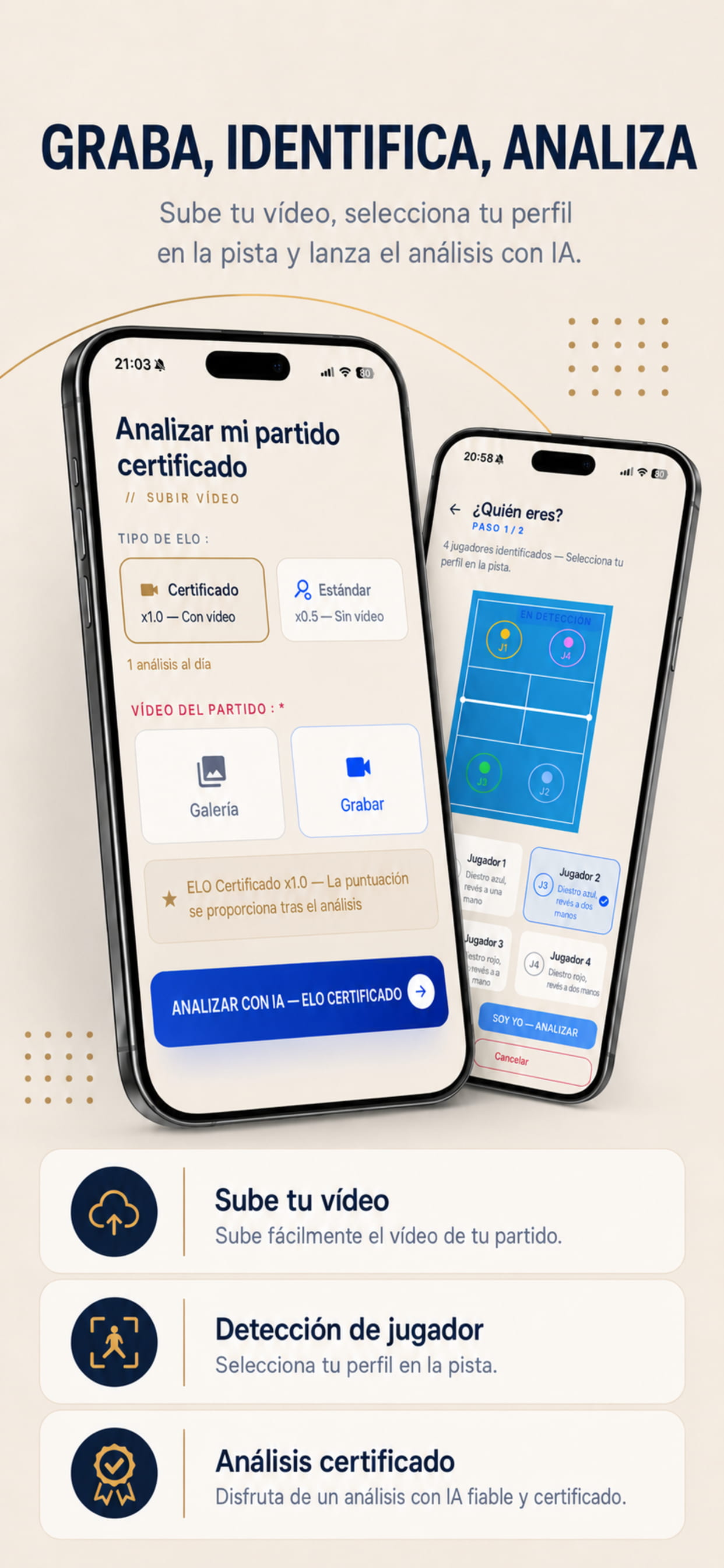 Selección de jugador